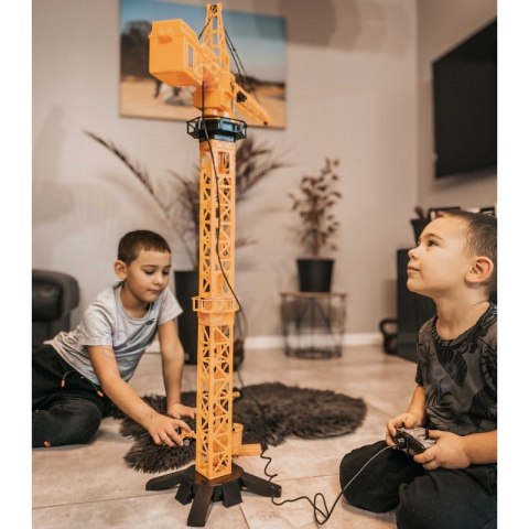 WOOPIE Dźwig Żuraw Zdalnie Sterowany 103 cm R/C Ciężarówka Koparka + 4 Akc. WOOPIE Dźwig Żuraw Zdalnie Sterowany 103 cm R/C Ciężarówka Koparka + 4 Akc.