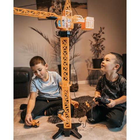WOOPIE Dźwig Żuraw Zdalnie Sterowany 103 cm R/C Ciężarówka Koparka + 4 Akc. WOOPIE Dźwig Żuraw Zdalnie Sterowany 103 cm R/C Ciężarówka Koparka + 4 Akc.
