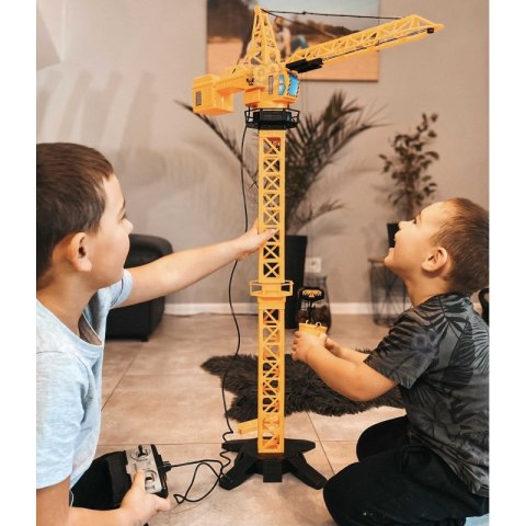WOOPIE Dźwig Żuraw Zdalnie Sterowany 103 cm R/C Ciężarówka Koparka + 4 Akc. WOOPIE Dźwig Żuraw Zdalnie Sterowany 103 cm R/C Ciężarówka Koparka + 4 Akc.
