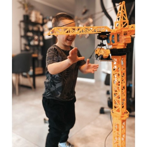 WOOPIE Dźwig Żuraw Zdalnie Sterowany 103 cm R/C Ciężarówka Koparka + 4 Akc. WOOPIE Dźwig Żuraw Zdalnie Sterowany 103 cm R/C Ciężarówka Koparka + 4 Akc.