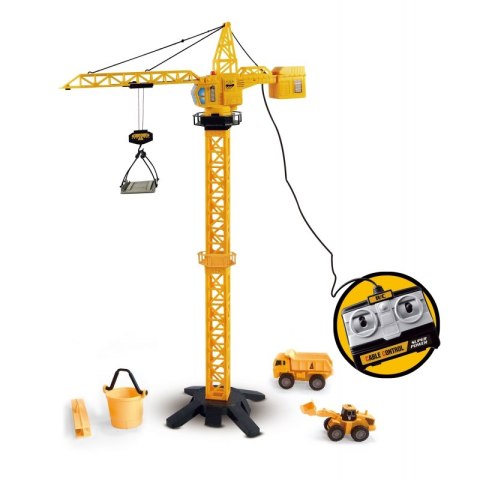 WOOPIE Dźwig Żuraw Zdalnie Sterowany 103 cm R/C Ciężarówka Koparka + 4 Akc. WOOPIE Dźwig Żuraw Zdalnie Sterowany 103 cm R/C Ciężarówka Koparka + 4 Akc.