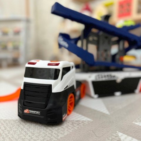WOOPIE Interaktywny Tir Laweta Tor dla Aut z Dźwiękiem i Światłem WOOPIE Interaktywny Tir Laweta Tor dla Aut z Dźwiękiem i Światłem