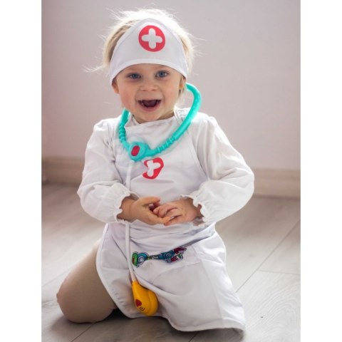 WOOPIE Strój Pielęgniarki Kitel Fartuszek z Czepkiem Pielęgniarki WOOPIE Strój Pielęgniarki Kitel Fartuszek z Czepkiem Pielęgniarki