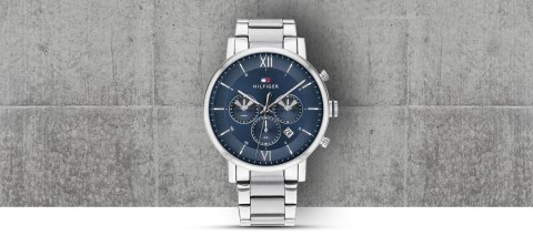 Zegarek Męski Tommy Hilfiger Evan 1710409 + BOX Tommy Hilfiger Zegarek Męski Tommy Hilfiger Evan 1710409 + BOX Tommy Hilfiger