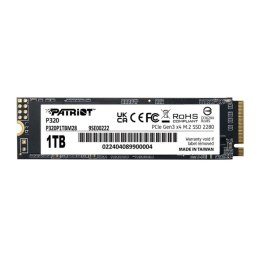 Dysk SSD PATRIOT P320P1TBM28 Viper (M.2″ /1TB /PCIe Gen3 x4 /3000MB/s /2200MB/s)