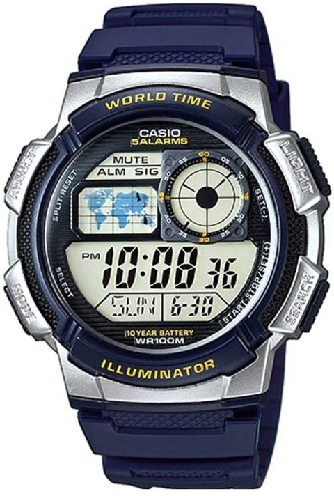 Zegarek Męski CASIO AE-1000W-2AVDF + BOX CASIO Zegarek Męski CASIO AE-1000W-2AVDF + BOX CASIO