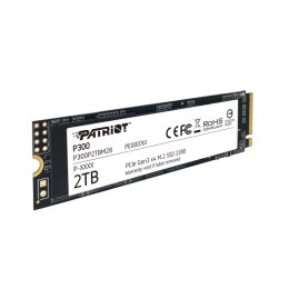 Dysk SSD PATRIOT P300 2 TB P300 (M.2 2280″ /2TB /PCIe NVMe Gen3 x4 /2100MB/s /1650MB/s)