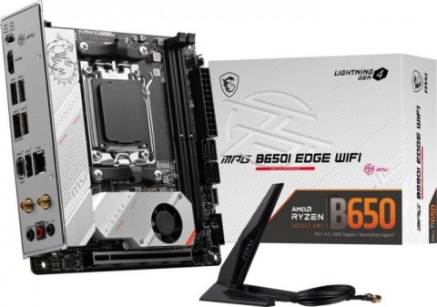 Płyta główna MSI MPG B650I EDGE WIFI (Socket AM5 /mini ITX) Płyta główna MSI MPG B650I EDGE WIFI (Socket AM5 /mini ITX)