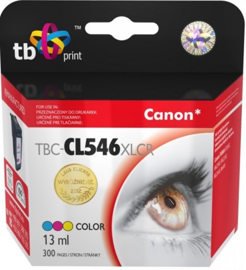 Wkład TB PRINT TBC-CL546XLCR Kod oryginału: CL-546XL Wkład TB PRINT TBC-CL546XLCR Kod oryginału: CL-546XL