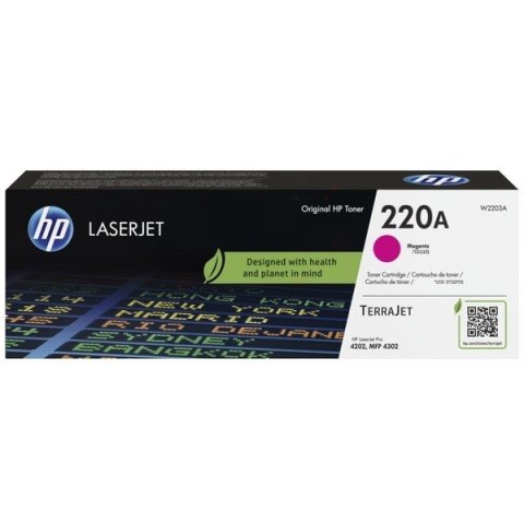 Toner HP Toner HP 220A magenta (W2203A) W2203A Toner HP Toner HP 220A magenta (W2203A) W2203A