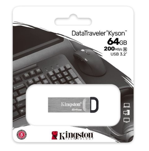 Pendrive KINGSTON DTKN/64GB (64 GB /Srebrno-czarny ) Pendrive KINGSTON DTKN/64GB (64 GB /Srebrno-czarny )