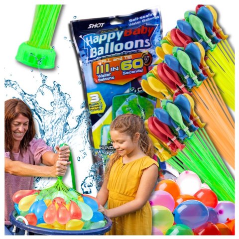 BALONY WODNE bomby na wodę Do Rzucania Baloniki XXL 111 szt dla dzieci BALONY WODNE bomby na wodę Do Rzucania Baloniki XXL 111 szt dla dzieci