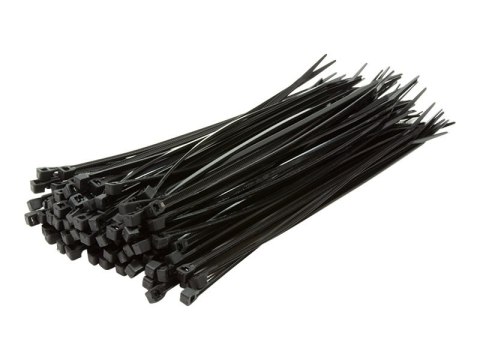 Opaski zaciskowe 20cm, 100szt. czarne Opaski zaciskowe 20cm, 100szt. czarne
