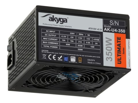 Zasilacz PC AKYGA 350W AK-U4-350 Zasilacz PC AKYGA 350W AK-U4-350