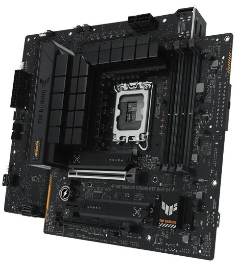 Płyta główna ASUS TUF GAMING B760M-BTF WIFI D4 (Socket 1700 /micro ATX) Płyta główna ASUS TUF GAMING B760M-BTF WIFI D4 (Socket 1700 /micro ATX)