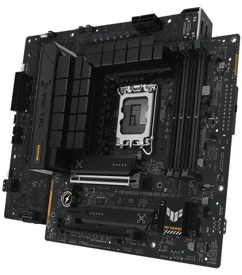 Płyta główna ASUS TUF GAMING B760M-BTF WIFI D4 (Socket 1700 /micro ATX) Płyta główna ASUS TUF GAMING B760M-BTF WIFI D4 (Socket 1700 /micro ATX)