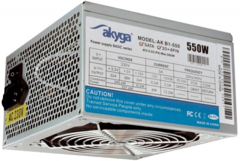 Zasilacz PC AKYGA 550W AK-B1-550 Zasilacz PC AKYGA 550W AK-B1-550