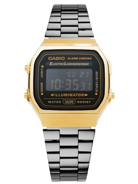 Zegarek Męski CASIO A168WEGB-1BEF + BOX CASIO Zegarek Męski CASIO A168WEGB-1BEF + BOX CASIO