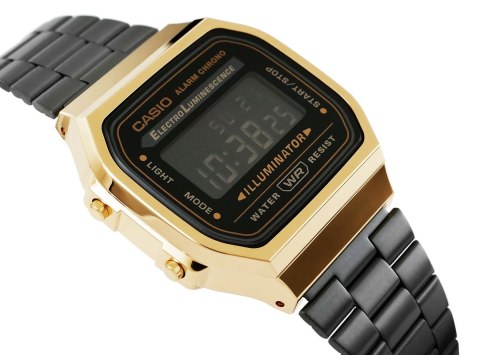 Zegarek Męski CASIO A168WEGB-1BEF + BOX CASIO Zegarek Męski CASIO A168WEGB-1BEF + BOX CASIO