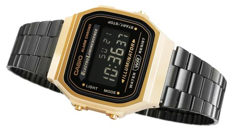 Zegarek Męski CASIO A168WEGB-1BEF + BOX CASIO Zegarek Męski CASIO A168WEGB-1BEF + BOX CASIO