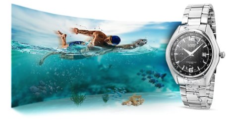 Zegarek Męski CASIO EDIFICE EF-121D-1AVEG 10 BAR + BOX CASIO Zegarek Męski CASIO EDIFICE EF-121D-1AVEG 10 BAR + BOX CASIO