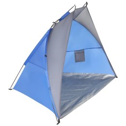 NAMIOT OSŁONA PLAŻOWA SUN 200x120x120cm SZARO-NIEBIESKA ENERO CAMP