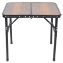 STOLIK TURYSTYCZNY SKŁADANY KEMPINGOWY 60X45X25-56CM DREWNO