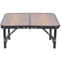 STOLIK TURYSTYCZNY SKŁADANY KEMPINGOWY 60X45X25-56CM DREWNO