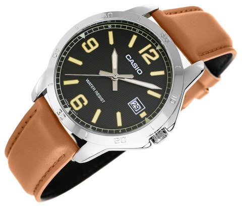 Zegarek Męski Casio MTP-V004L-1B2UDF + BOX CASIO Zegarek Męski Casio MTP-V004L-1B2UDF + BOX CASIO