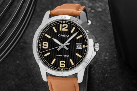 Zegarek Męski Casio MTP-V004L-1B2UDF + BOX CASIO Zegarek Męski Casio MTP-V004L-1B2UDF + BOX CASIO