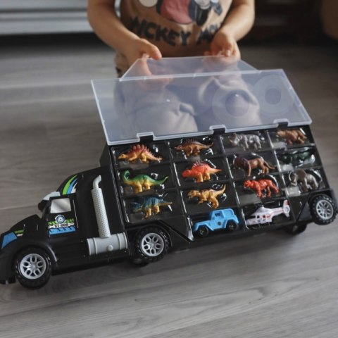 WOOPIE Samochód Transporter Dinozaury Ciężarówka WOOPIE Samochód Transporter Dinozaury Ciężarówka