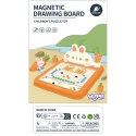 WOOPIE Tablica Magnetyczna Montessori MagPad Do Rysowania Królik Marchewka