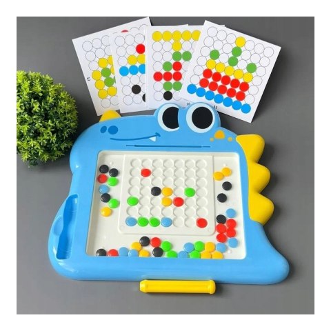 WOOPIE Tablica Magnetyczna dla Dzieci Montessori MagPad Dinozaur WOOPIE Tablica Magnetyczna dla Dzieci Montessori MagPad Dinozaur