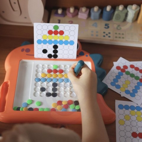 WOOPIE Tablica Magnetyczna dla Dzieci Montessori MagPad Dinozaur WOOPIE Tablica Magnetyczna dla Dzieci Montessori MagPad Dinozaur