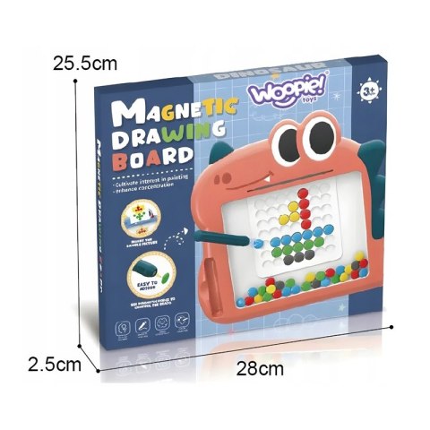 WOOPIE Tablica Magnetyczna dla Dzieci Montessori MagPad Dinozaur WOOPIE Tablica Magnetyczna dla Dzieci Montessori MagPad Dinozaur