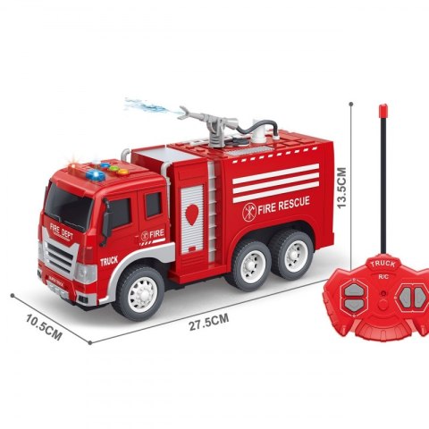 WOOPIE Zdalnie Sterowane Auto Wóz Strażacki RC Funkcja Pryskania Wodą WOOPIE Zdalnie Sterowane Auto Wóz Strażacki RC Funkcja Pryskania Wodą