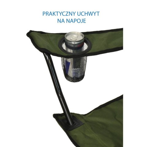 KRZESŁO TURYSTYCZNE SKŁADANE 50X50X80CM ZIELONE KRZESŁO TURYSTYCZNE SKŁADANE 50X50X80CM ZIELONE