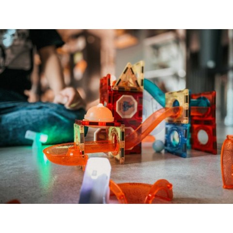 WOOPIE Klocki Magnetyczne Tor Kulkowy Świetlny 75 el. WOOPIE Klocki Magnetyczne Tor Kulkowy Świetlny 75 el.