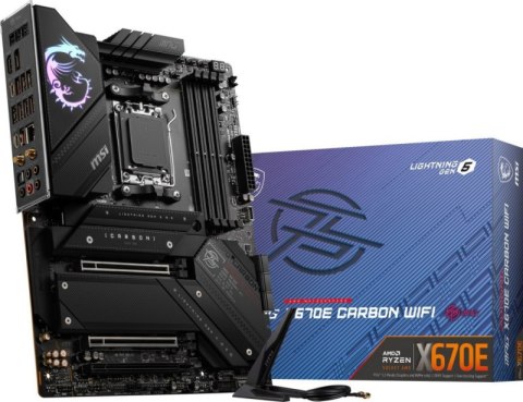 Płyta główna MSI MPG X670E CARBON WIFI (Socket AM5 /ATX) Płyta główna MSI MPG X670E CARBON WIFI (Socket AM5 /ATX)