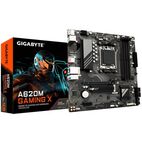 Płyta główna GIGABYTE A620M GAMING X (Socket AM5 /micro ATX) Płyta główna GIGABYTE A620M GAMING X (Socket AM5 /micro ATX)