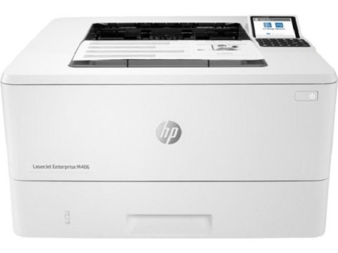 Drukarka laserowa HP LaserJet Enterprise M406dn (1200 x 1200dpi /maks. A4 /Czarno-biały /Biało-szary ) Drukarka laserowa HP LaserJet Enterprise M406dn (1200 x 1200dpi /maks. A4 /Czarno-biały /Biało-szary )