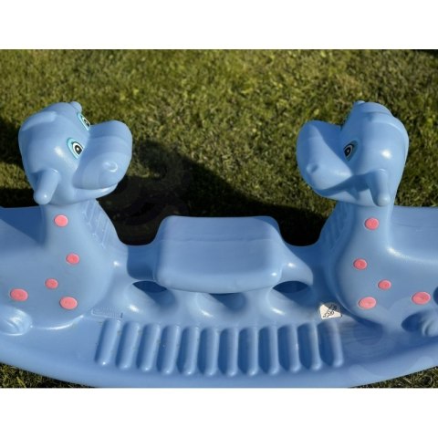 WOOPIE Bujak Wieloosobowy Dino Huśtawka Równoważna Niebieska WOOPIE Bujak Wieloosobowy Dino Huśtawka Równoważna Niebieska