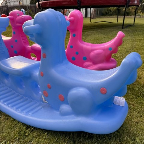 WOOPIE Bujak Wieloosobowy Dino Huśtawka Równoważna Niebieska WOOPIE Bujak Wieloosobowy Dino Huśtawka Równoważna Niebieska