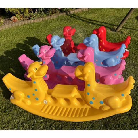 WOOPIE Bujak Wieloosobowy Dino Huśtawka Równoważna Niebieska WOOPIE Bujak Wieloosobowy Dino Huśtawka Równoważna Niebieska