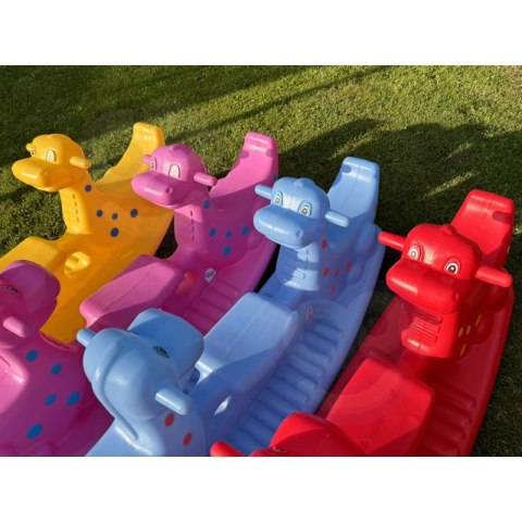 WOOPIE Bujak Wieloosobowy Dino Huśtawka Równoważna Niebieska WOOPIE Bujak Wieloosobowy Dino Huśtawka Równoważna Niebieska