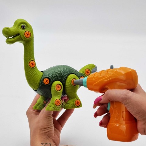 WOOPIE Dinozaur do Skręcania Zestaw Konstrukcyjny + Wiertarka 31 el. WOOPIE Dinozaur do Skręcania Zestaw Konstrukcyjny + Wiertarka 31 el.