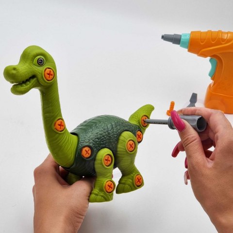 WOOPIE Dinozaur do Skręcania Zestaw Konstrukcyjny + Wiertarka 31 el. WOOPIE Dinozaur do Skręcania Zestaw Konstrukcyjny + Wiertarka 31 el.