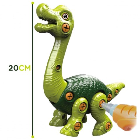 WOOPIE Dinozaur do Skręcania Zestaw Konstrukcyjny + Wiertarka 31 el. WOOPIE Dinozaur do Skręcania Zestaw Konstrukcyjny + Wiertarka 31 el.