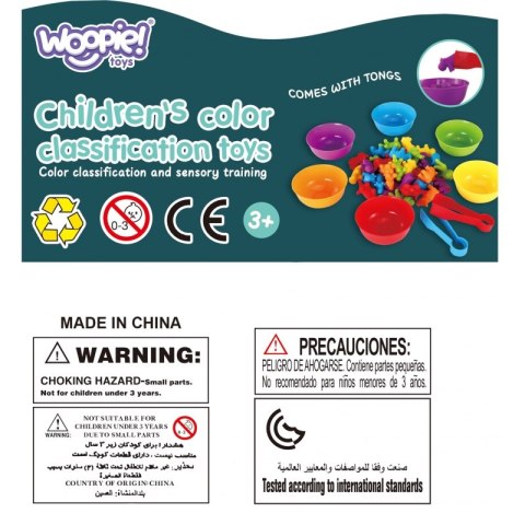 WOOPIE Gra Edukacyjna Montessori Sorter Kolorów Zwierzęta 44 el. WOOPIE Gra Edukacyjna Montessori Sorter Kolorów Zwierzęta 44 el.