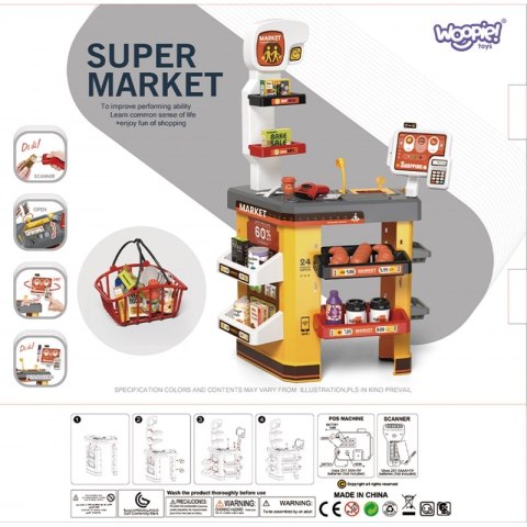 WOOPIE Interaktywny Super Market dla Dzieci Akcesoria WOOPIE Interaktywny Super Market dla Dzieci Akcesoria